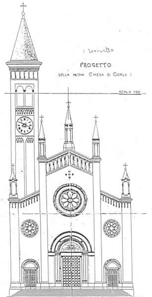 Progetto della nuova Chiesa di Gorla. 1895